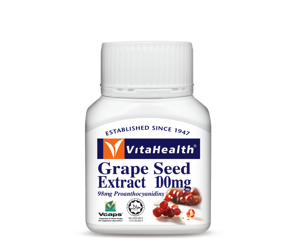 Grape Seed Extract 100mg | VitaHealth